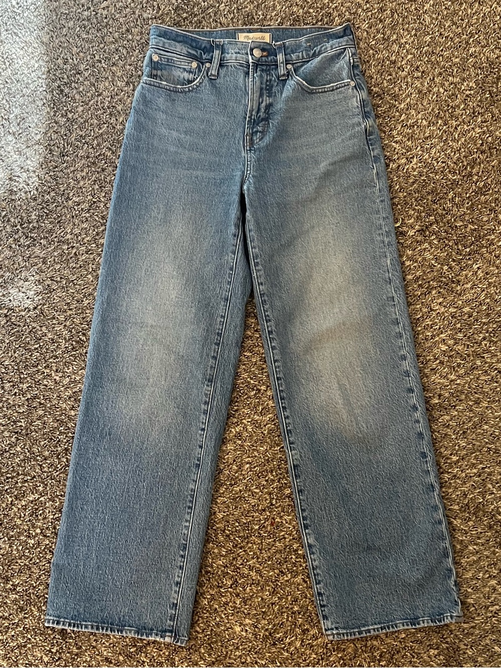 Madewell perfect vintage wide leg jeans high rise casual denim minimalist